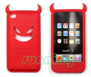 Devil Silicone Case Cover iPod Touch 4 4G 4th gen  