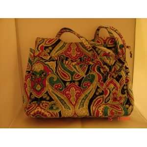  Vera Bradley Silk Tote Purse New without Tag Everything 