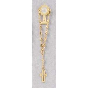  Rosary Lapel Pin   IHS and Cross   MADE IN ITALY Jewelry