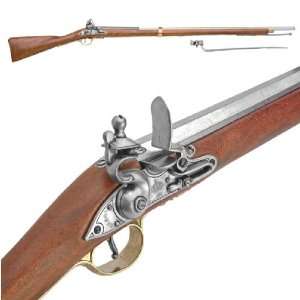  Brown Bess Rifle With Bayonet