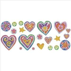   Just for Kids Sweet Hearts Self Stick Room Appliqué