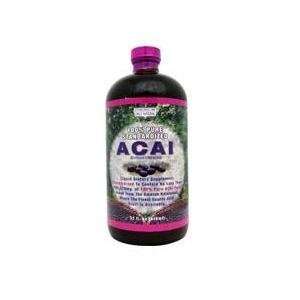  Only Natural 100% Pure Acai Berry Pulp Juice    32 fl oz 
