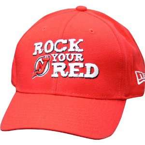  Devils Den New Jersey Devils Rock Your Red Adjustable Hat 