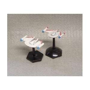  Starline 2400 Miniatures Romulan Battle Hawk & Falcon (2 
