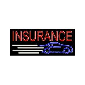  Auto Insurance Outdoor Neon Sign 13 x 32 Sports 