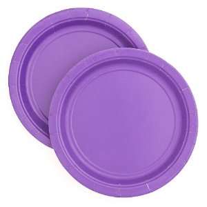  Purple Dessert Paper Party Plate 
