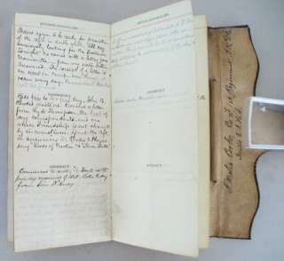 ORIGINAL 1861 POCKET DIARY OF J WESLIE COOK, CO. F, 1st REGIMENT, P R 