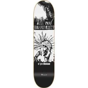  Alien Workshop Bledsoe Black & White Skateboard Deck   8.0 