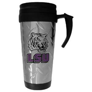  LSU Tigers NCAA Diamond Plate Travel Mug Sports 