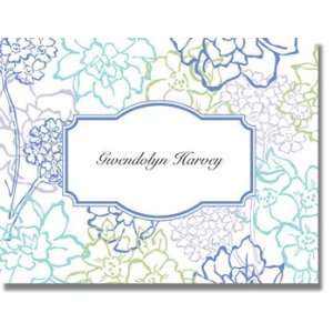Boatman Geller Personalized Stationery Folded Notes   Chelsea Floral 