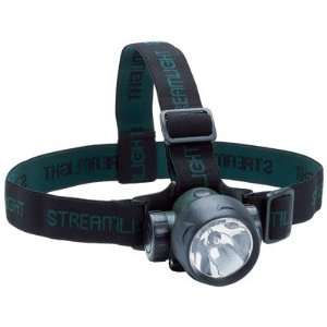   Green LED with alkaline batteries. Rubber & Elastic straps. Green