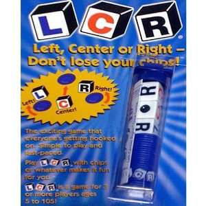  LCR Dice Game Toys & Games