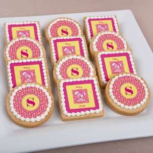    Girl Puppy Dog   Personalized Baby Shower Cookies Toys & Games