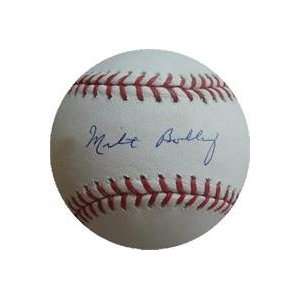  Milt Bolling autographed Baseball