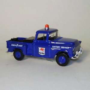   Die Cast Mobilgas Battery Service 1955 Chevrolet Truck 143 Toys