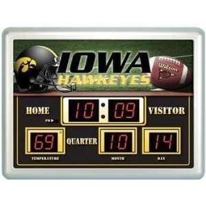 Team Sports 14 X 19 Score Board Clock and Thermometer  University of 