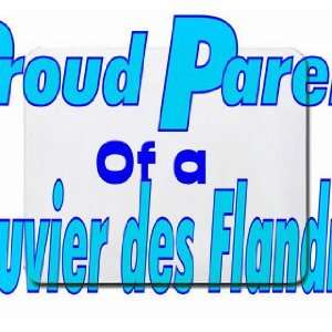  Proud Parent of a Bouvier des Flandres Mousepad Office 