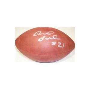   Sanders autographed Football (Indianapolis Colts)