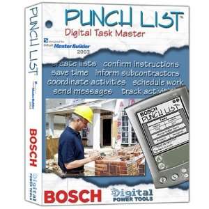  Bosch Punch List Digital Task Master, Master Builder 2003 