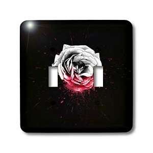 Houk Digital Design   Blood Rose Flower full of pain   Light Switch 