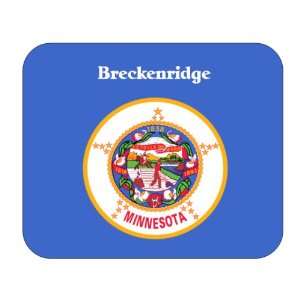  US State Flag   Breckenridge, Minnesota (MN) Mouse Pad 