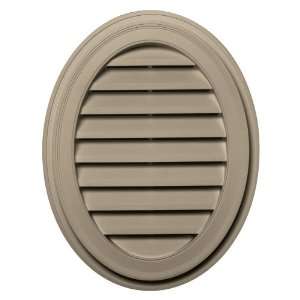  Builders Edge 21 x 27 Clay Vinyl Oval Gable Vent 