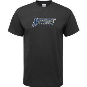  Merrimack Warriors Black Logo T Shirt