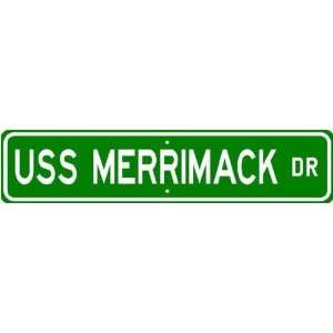 USS MERRIMACK AO 179 Street Sign   Navy 