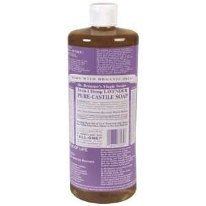 Dr. Bronners Lavender Castile Soap Made with Organic Ingredients 32 