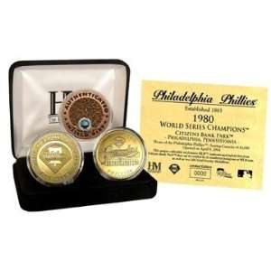   Mint   Philadelphia Phillies   24KT Gold and Infield Dirt   3 Coin Set
