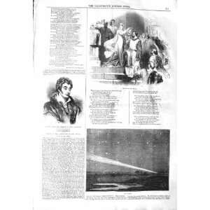   1843 SOUTHEY PORTRAIT CROWNING BRUCE COMET ASTRONOMY