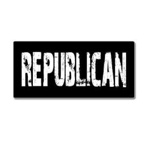  Republican   Distressed   Window Bumper Sticker 