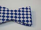 Blue/White Diamond Bow Tie Kentucky Duke Phi Beta Sigma