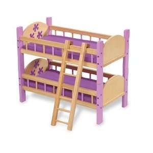  Doll Bunk Beds for 20 Dolls Purple Toys & Games