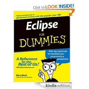 Eclipse For Dummies Barry Burd  Kindle Store