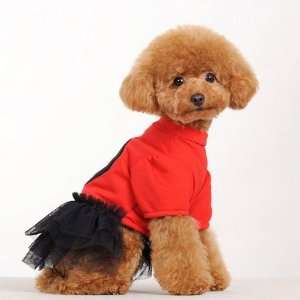 com Pet Puppy Doggie Dog Clothes Swan Skirt Shirt T Shirt Large size 