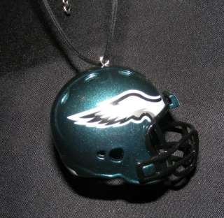 Philadelphia Eagles NFL Helmet Pendant Necklace Jewelry Mirror Hanger 