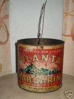 Old Planta Margarine Tin  