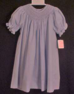 Petit Ami Blue Check Smocked Dress NWT 2 4T  