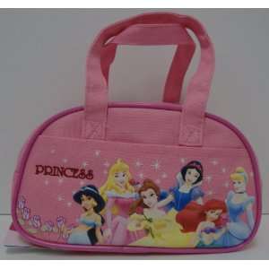  Disney Princess Pink Girls Handbag Purse / Cosmetic Bag 