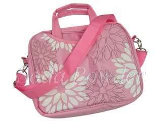 Pink Flower Carrying Sleeve Case for 10.1 10.2 Netbook  