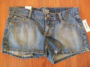 NWT Old Navy Diva Mini Low Rise Blue Jean Shorts Sizes 2   4   6 