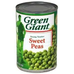 Green Giant Young Tender Sweet Peas 15 oz  Grocery 