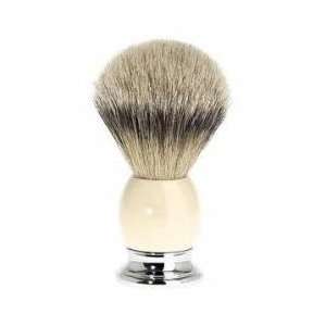  Muehle Ivory/Chrome Silver Tip Shave Brush Health 