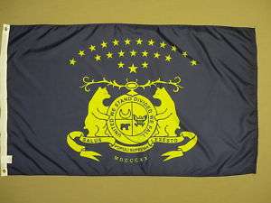 Missouri State Guard CSA Historical Nylon Flag 3 x 5  