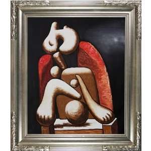  Art Picasso Woman in Red Armchair Painting with 