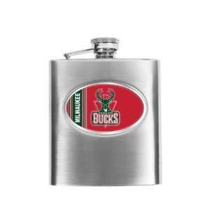  Simran HFNBA Bucks Milwaukee Bucks Hip Flask Sports 