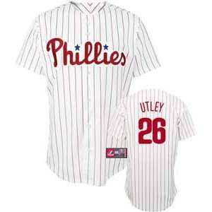 Philadelphia Phillies Chase Utley YOUTH Replica Player Jersey   Small 