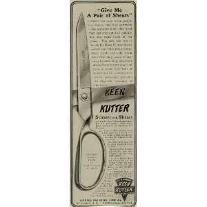  1905 Ad Simmons Hardware Keen Kutter Scissors Shears 