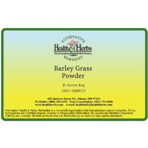  Alternative Health & Herbs Remedies Barley Grass Powder, 8 